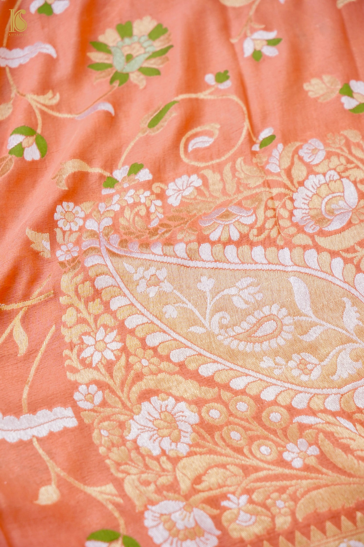 Banarasi Georgette Dupatta with Meenakari