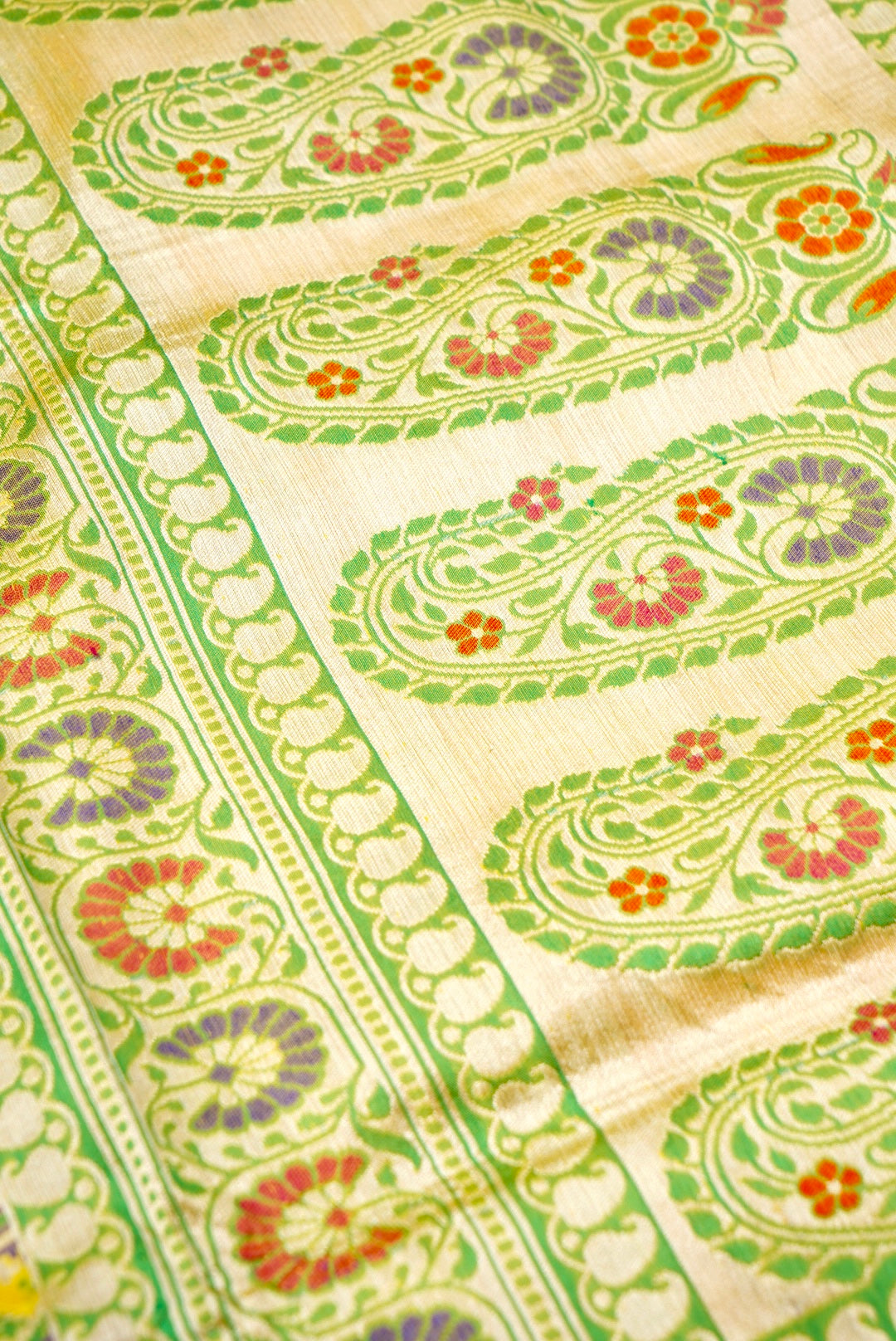 Handwoven Banarasi Katan Silk Patola Saree