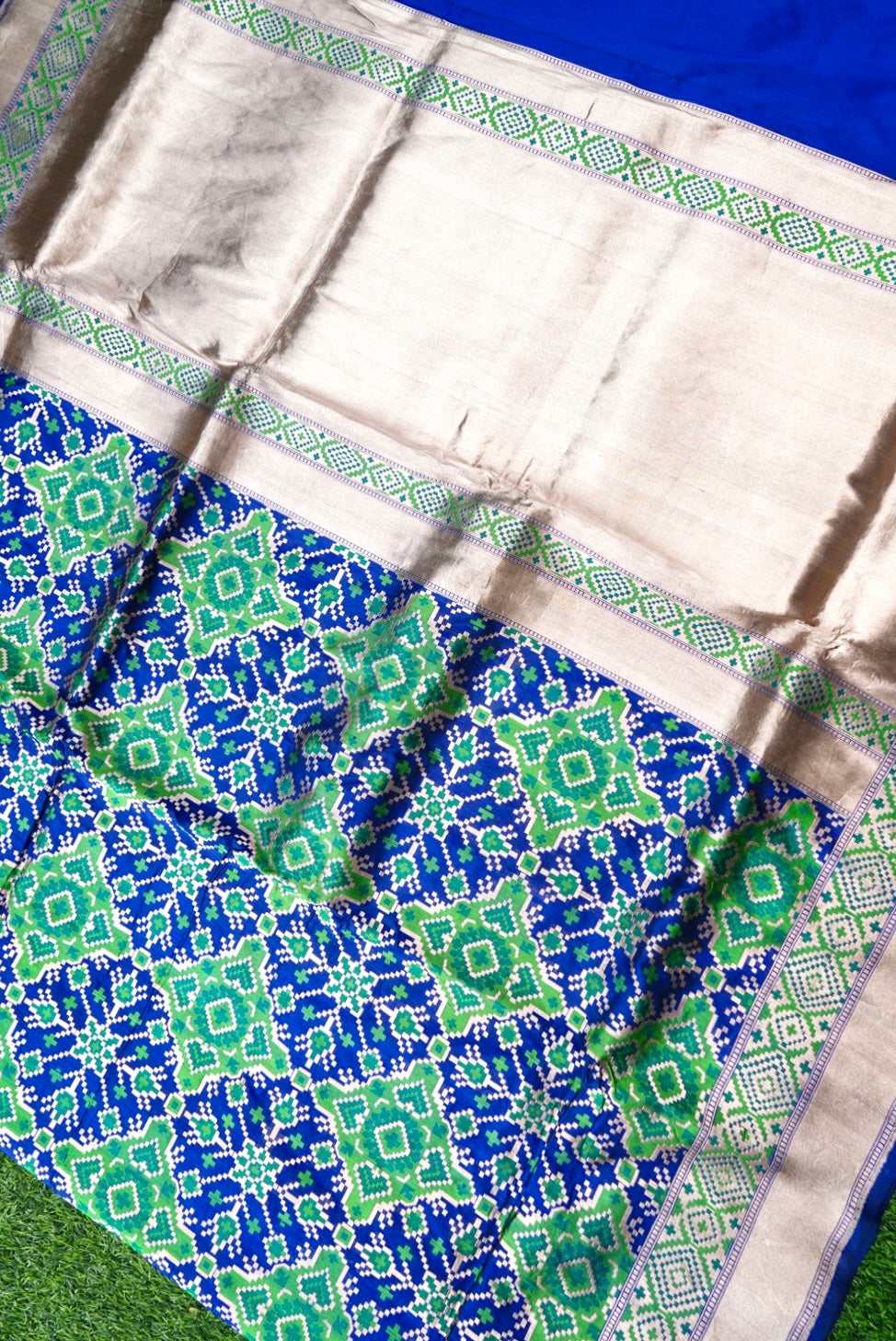 Handwoven Banarasi Katan Silk Patola Saree
