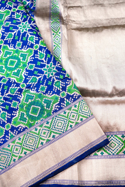 Handwoven Banarasi Katan Silk Patola Saree
