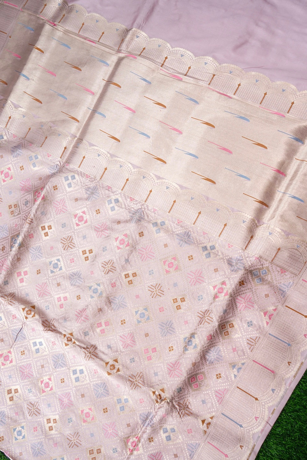 Handwoven Banarasi Katan Silk Patola Saree