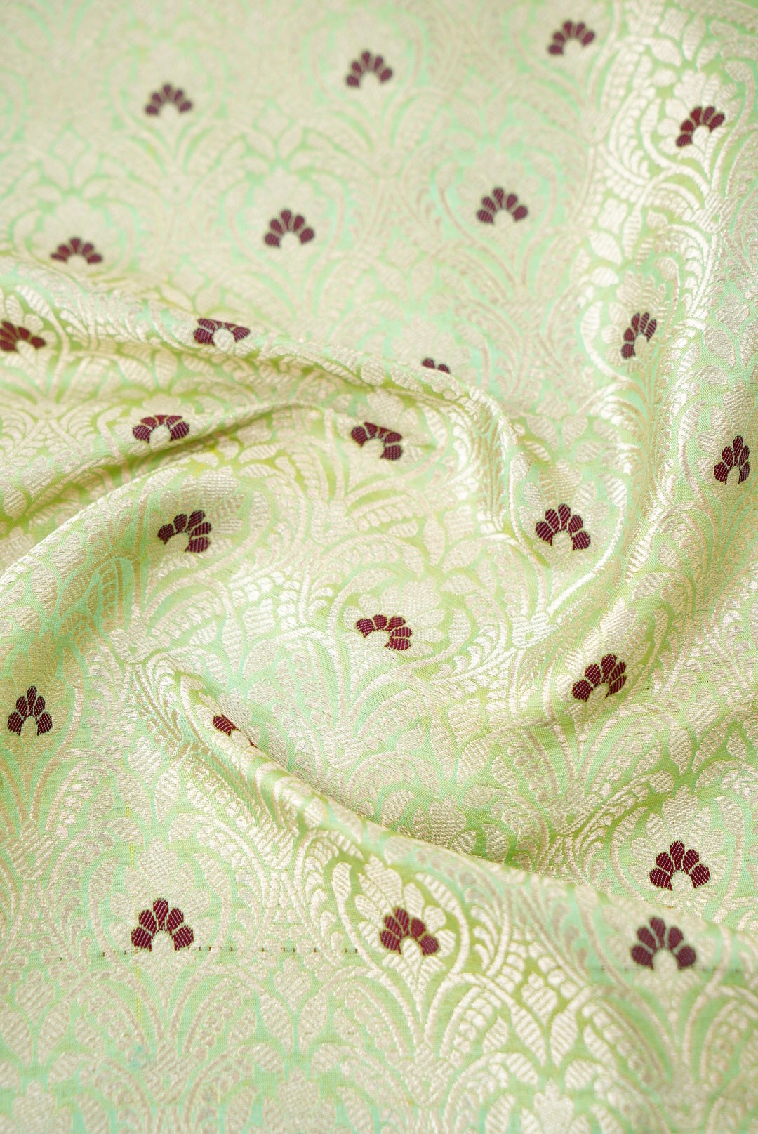 Handloom Pure Brocade Banarasi Fabric