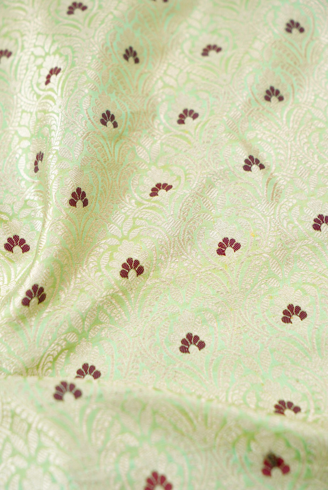 Handloom Pure Brocade Banarasi Fabric