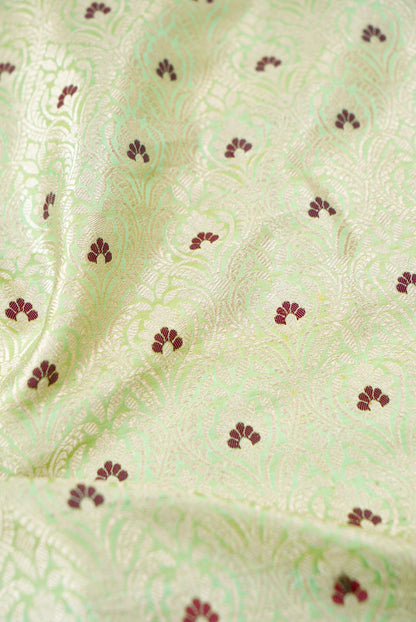 Handloom Pure Brocade Banarasi Fabric
