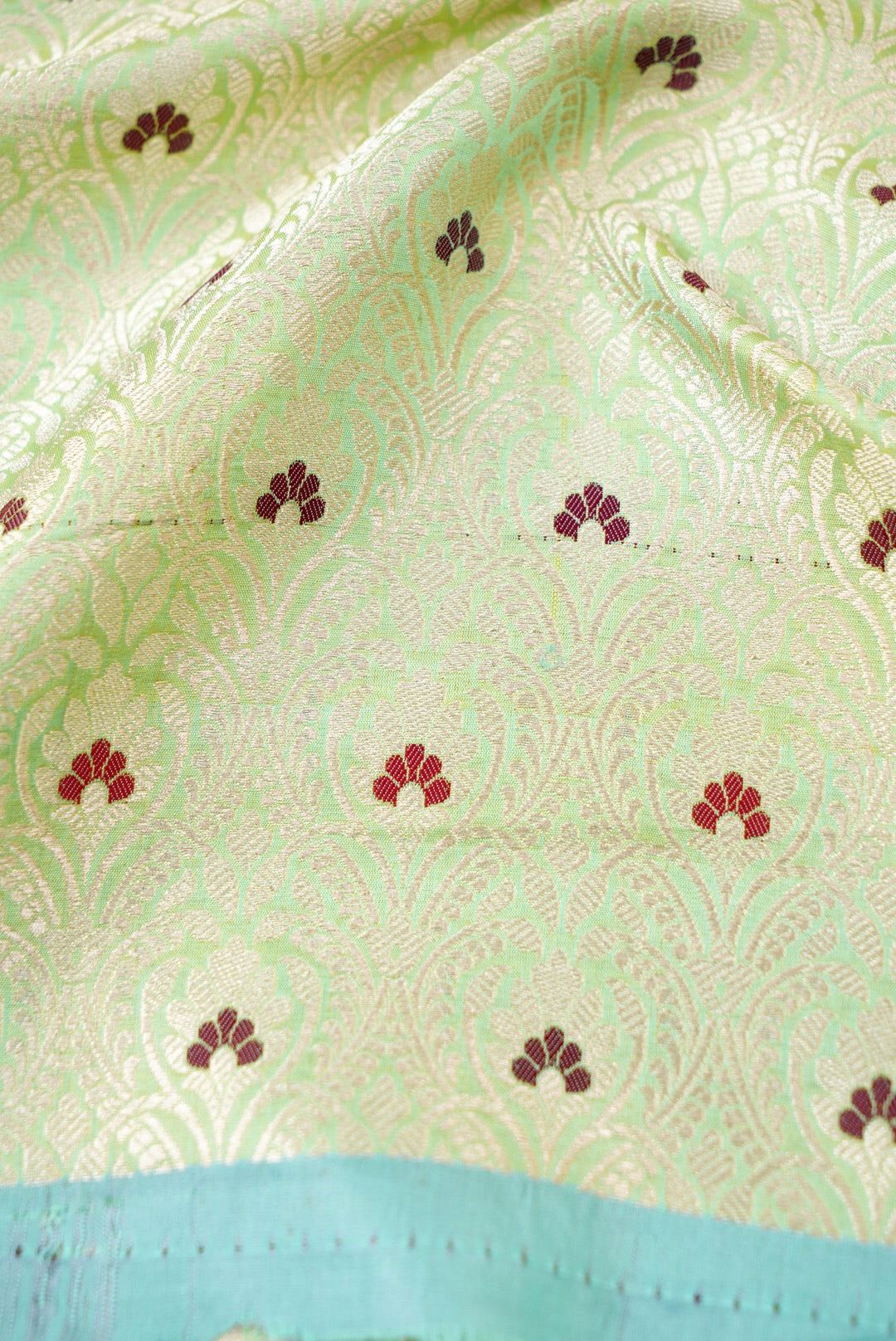 Handloom Pure Brocade Banarasi Fabric