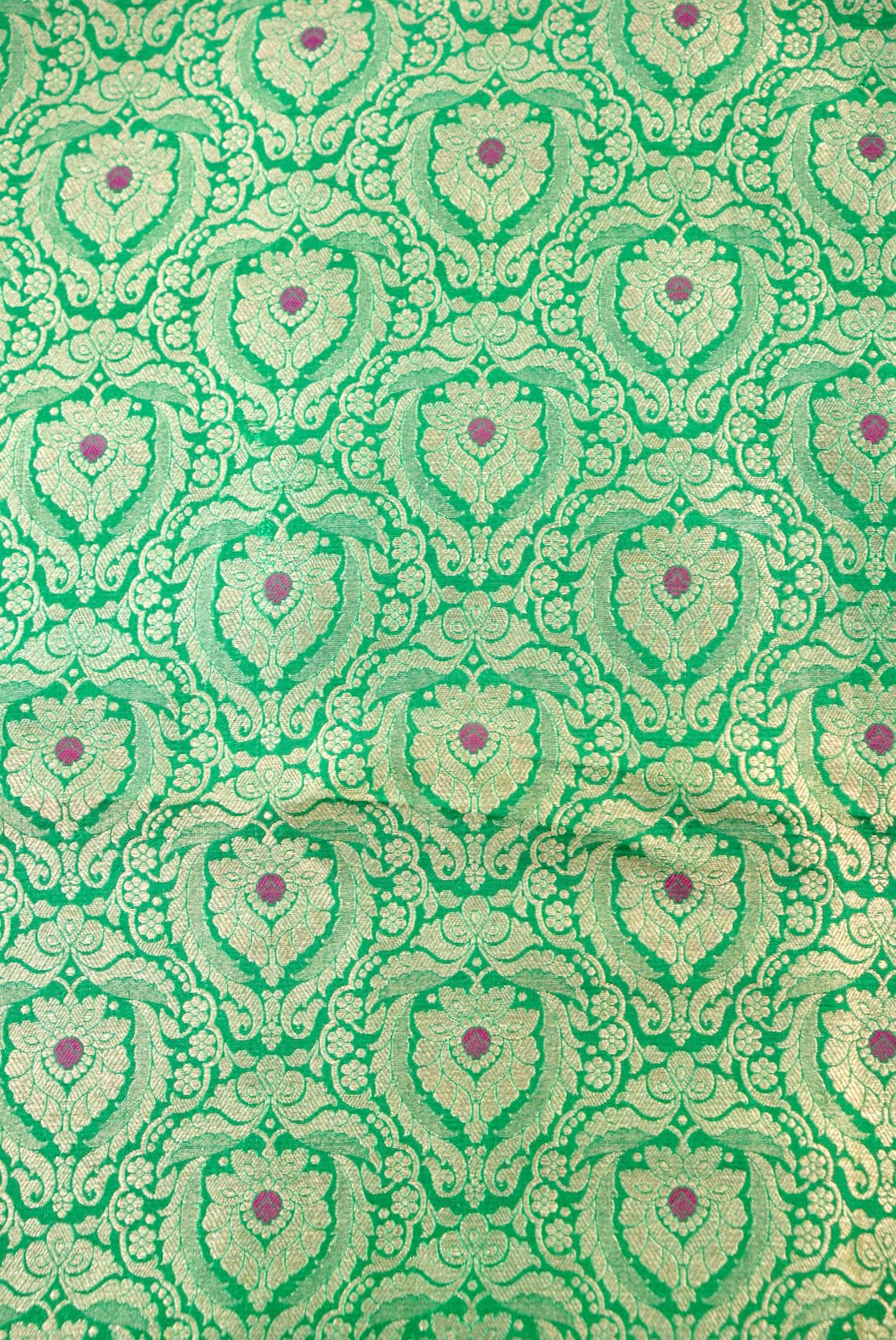 Handloom Pure Brocade Banarasi Fabric