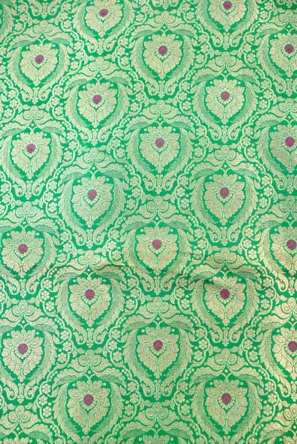 Handloom Pure Brocade Banarasi Fabric