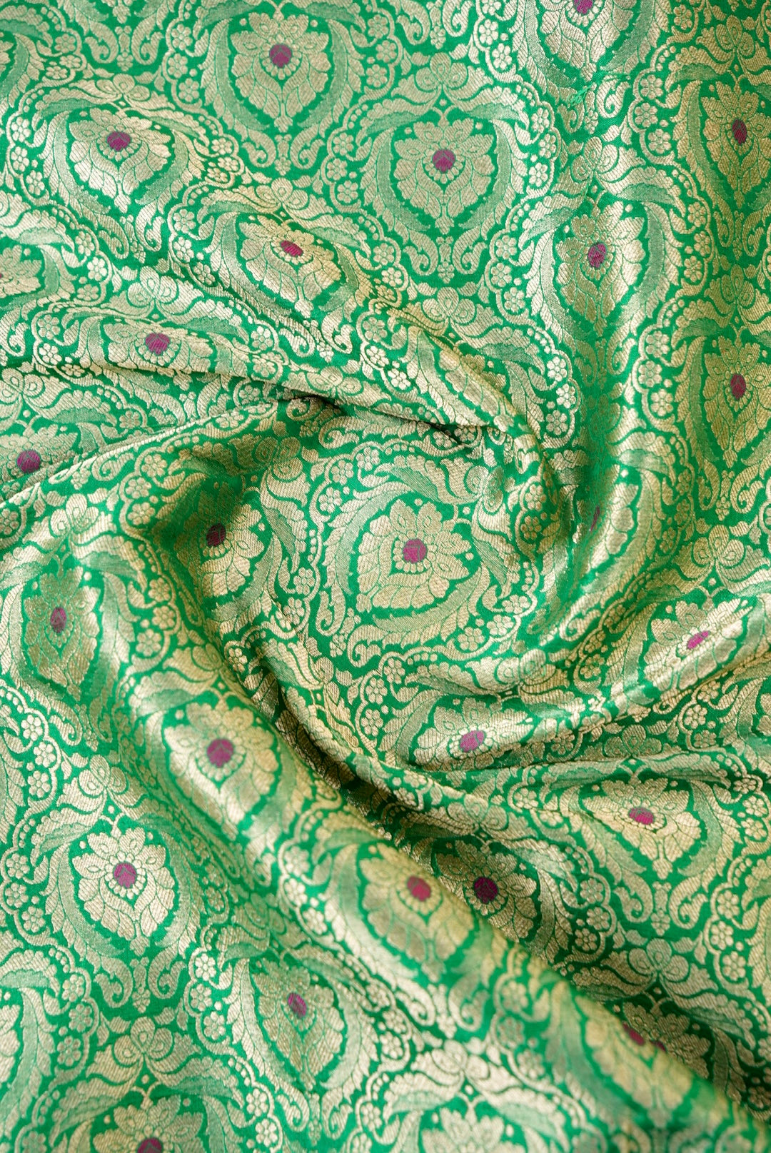 Handloom Pure Brocade Banarasi Fabric