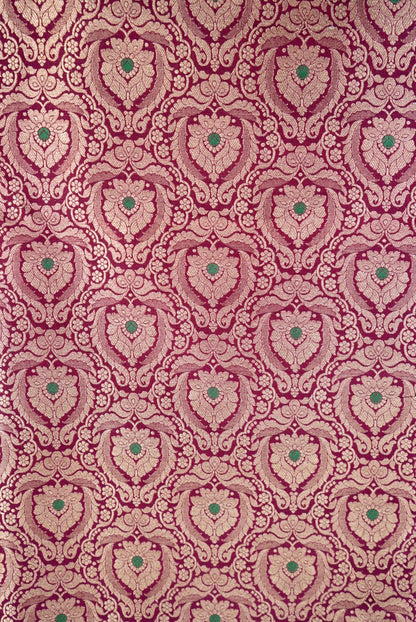 Handloom Pure Brocade Banarasi Fabric