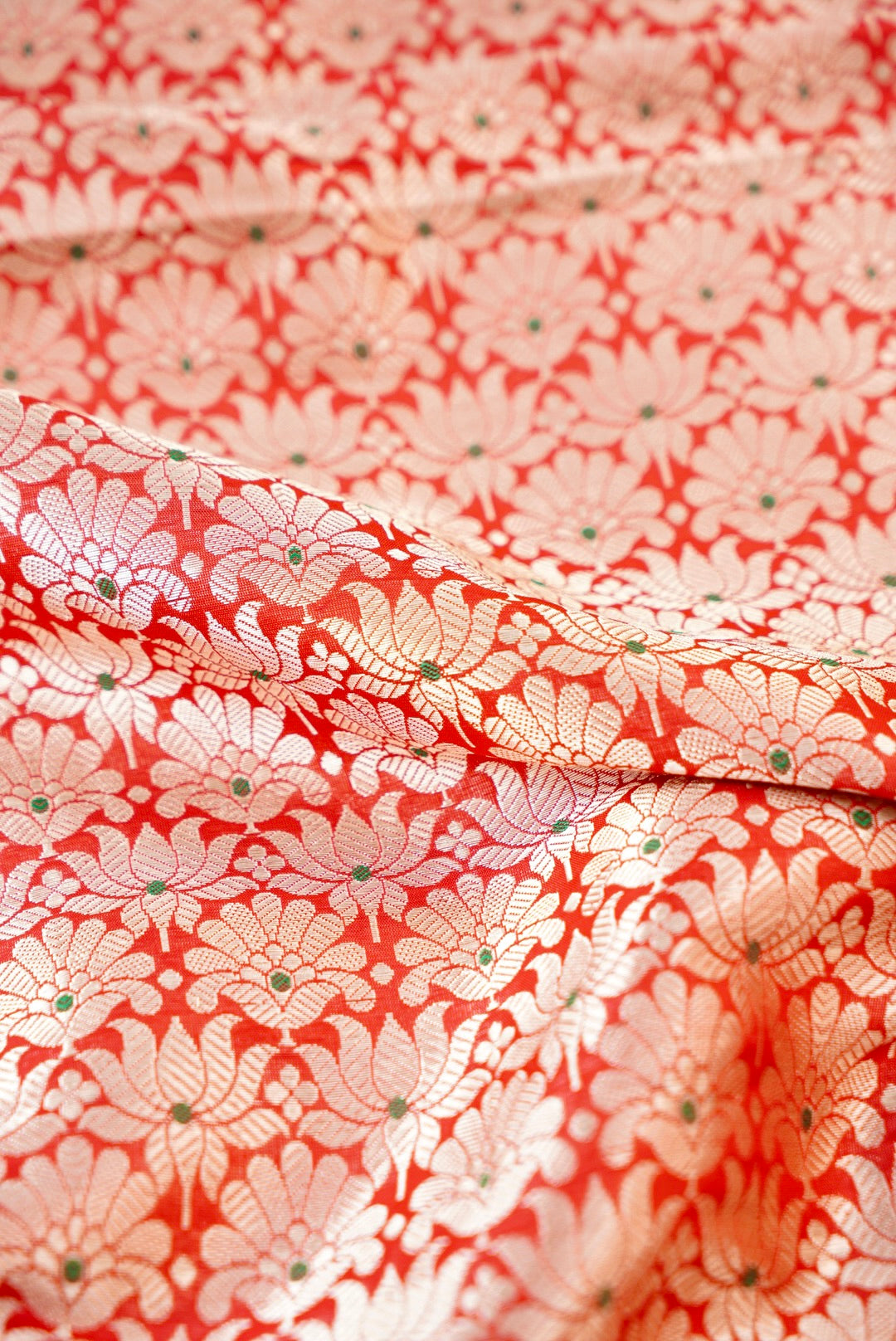 Handloom Pure Brocade Banarasi Fabric