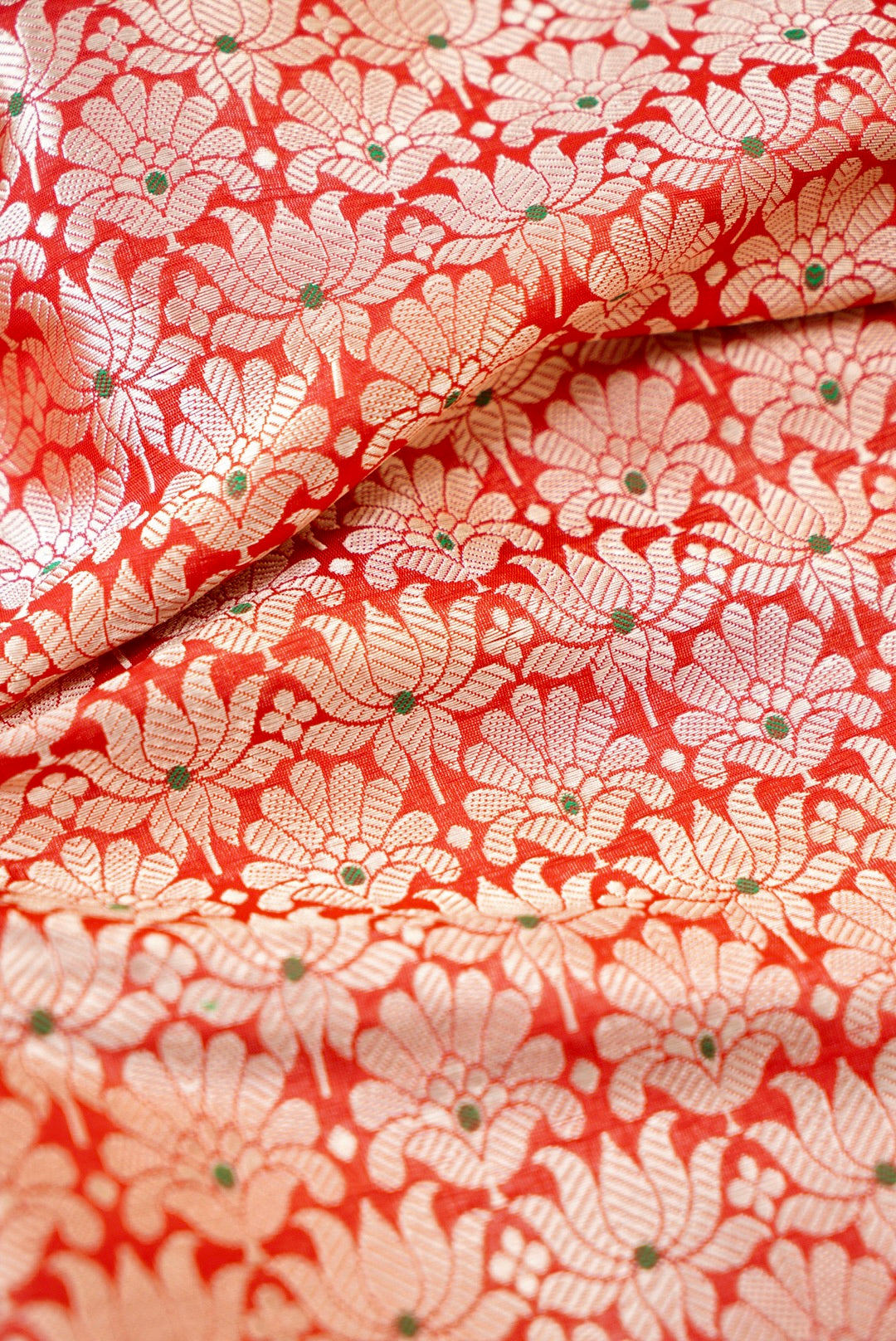 Handloom Pure Brocade Banarasi Fabric