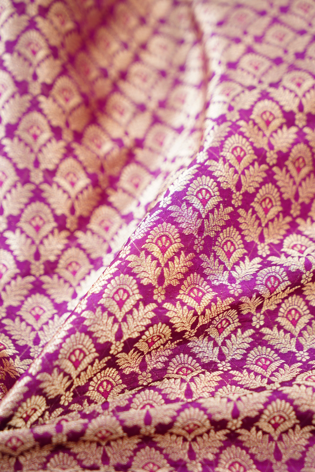 Handloom Pure Brocade Banarasi Fabric