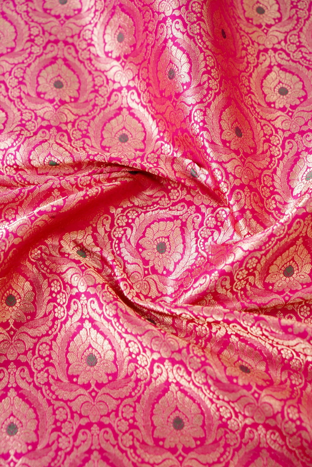 Handloom Pure Brocade Banarasi Fabric
