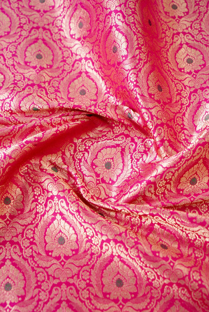 Handloom Pure Brocade Banarasi Fabric