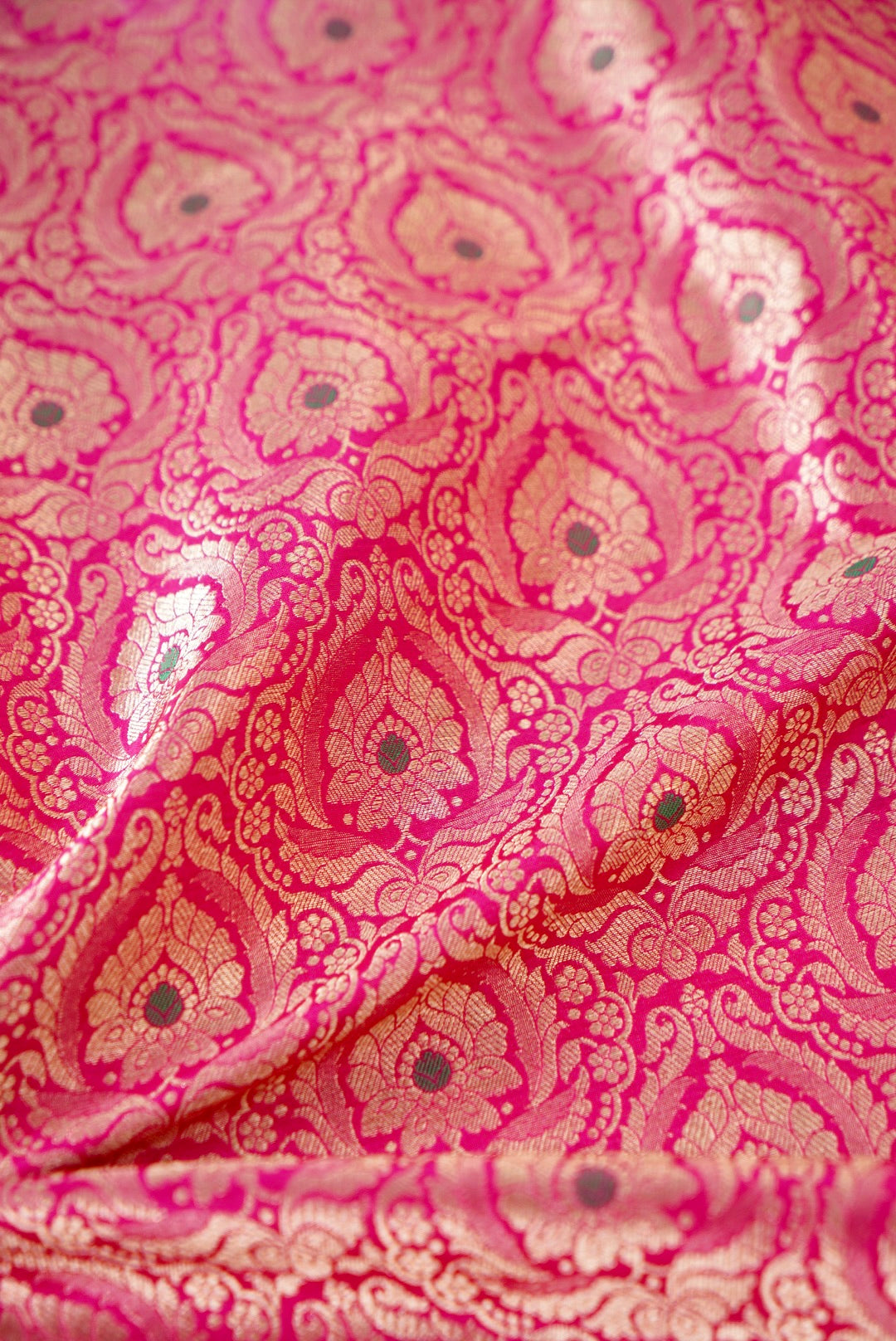 Handloom Pure Brocade Banarasi Fabric