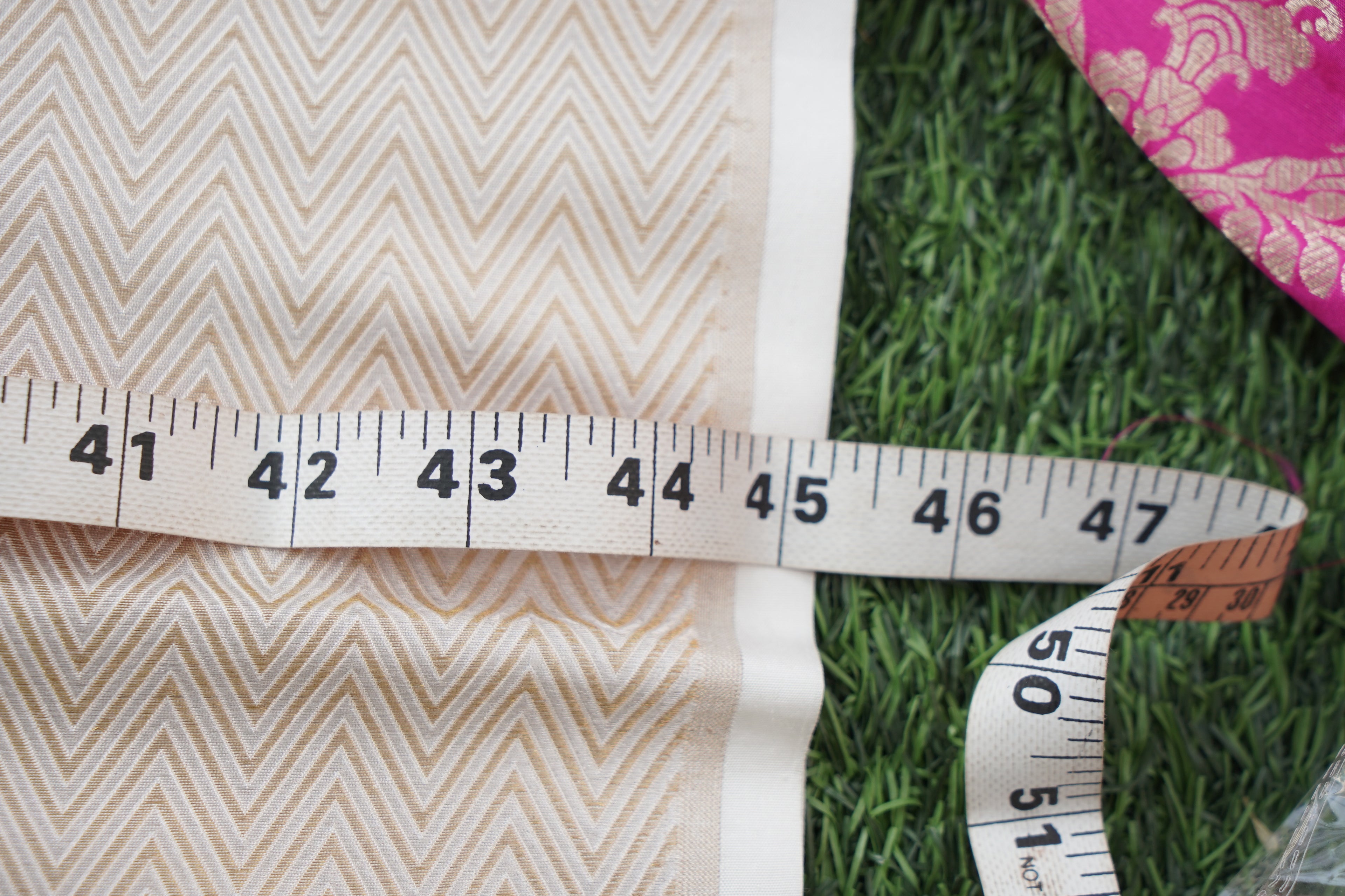 Handloom Pure Brocade Banarasi Fabric