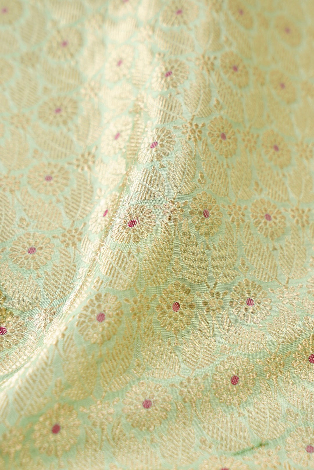 Handloom Pure Brocade Banarasi Fabric