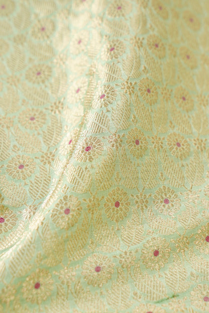 Handloom Pure Brocade Banarasi Fabric