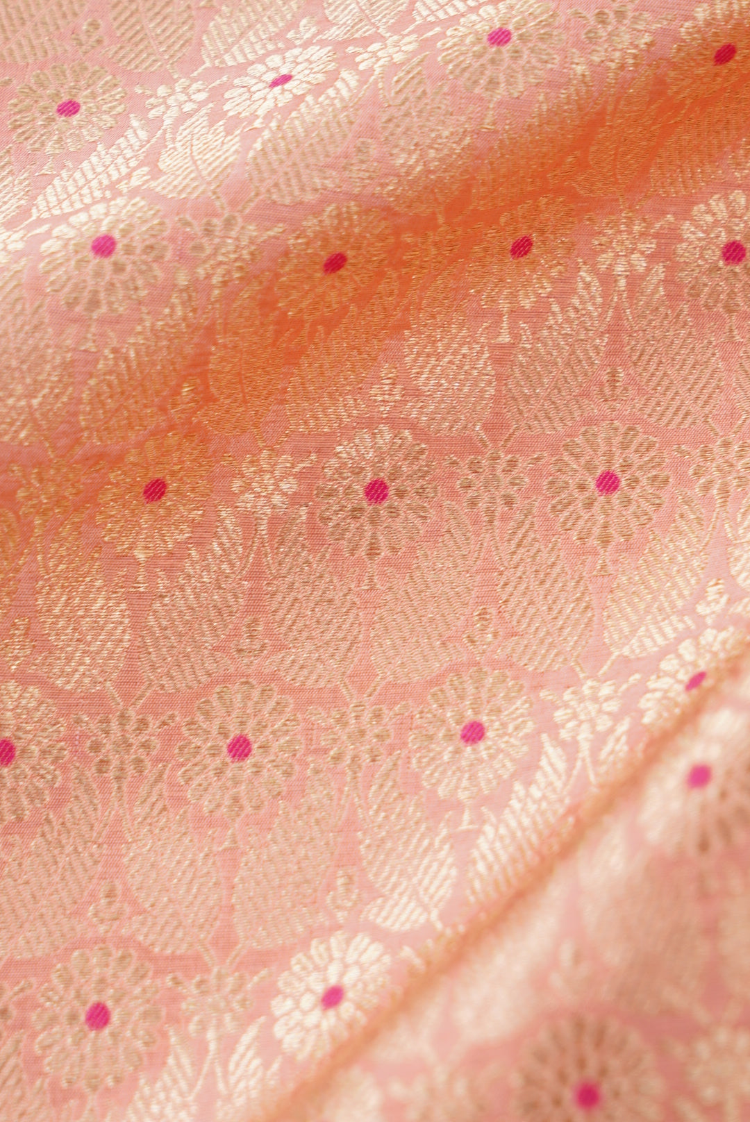 Handloom Pure Brocade Banarasi Fabric