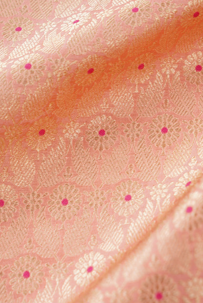 Handloom Pure Brocade Banarasi Fabric