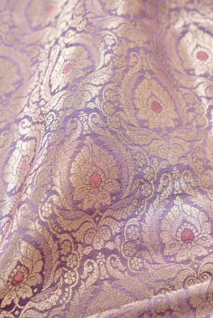 Handloom Pure Brocade Banarasi Fabric