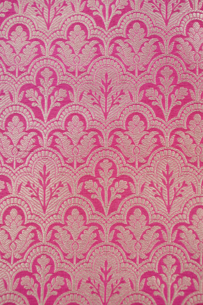 Handloom Pure Brocade Banarasi Fabric