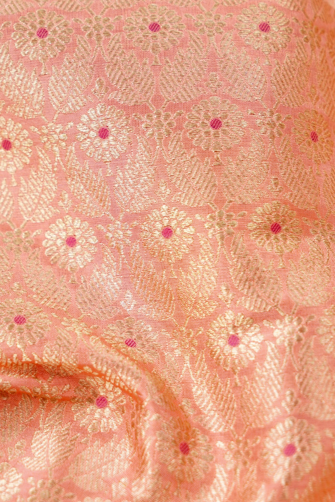 Handloom Pure Brocade Banarasi Fabric