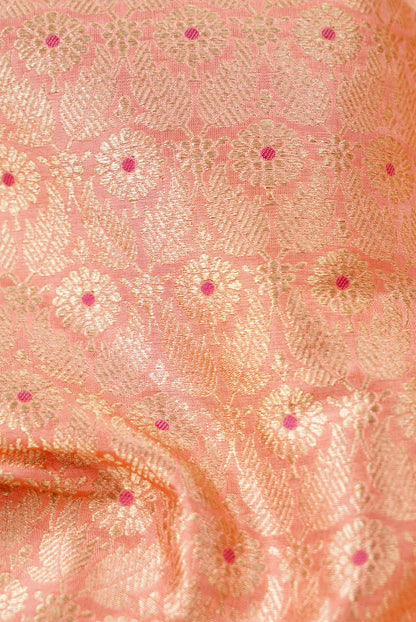 Handloom Pure Brocade Banarasi Fabric