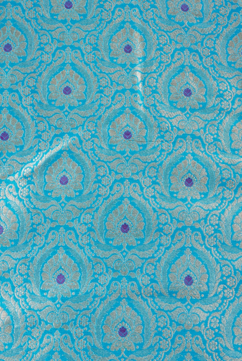 Handloom Pure Brocade Banarasi Fabric