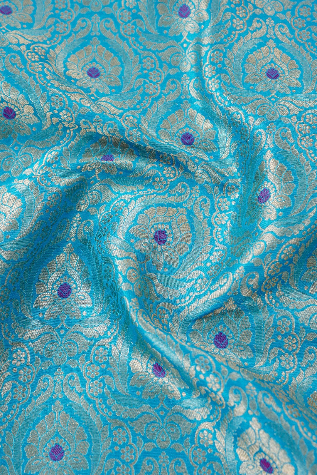Handloom Pure Brocade Banarasi Fabric