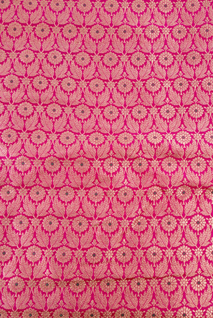 Handloom Pure Brocade Banarasi Fabric