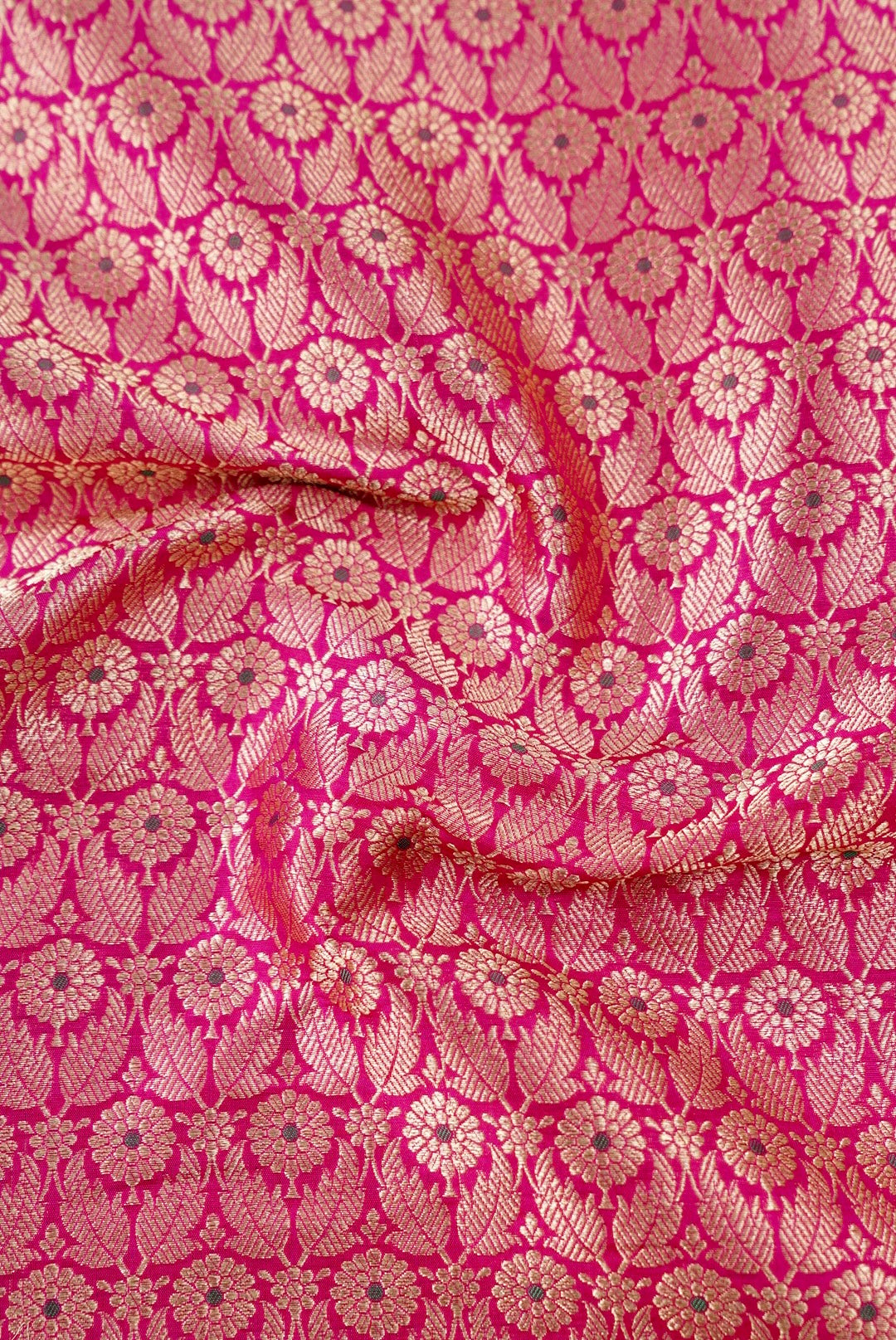 Handloom Pure Brocade Banarasi Fabric