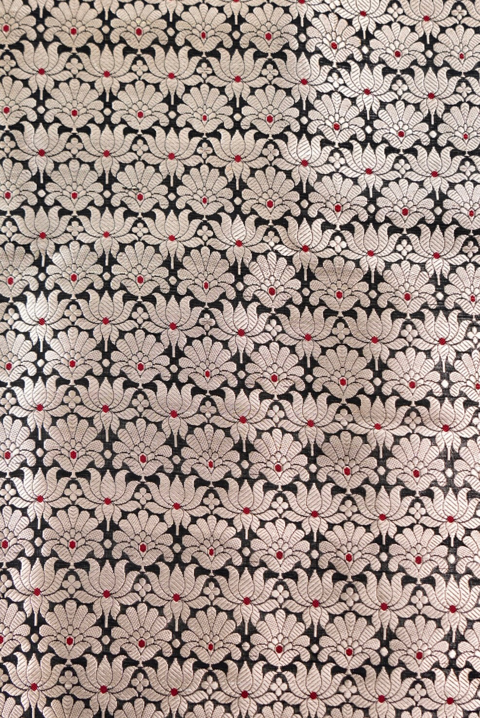 Handloom Pure Brocade Banarasi Fabric