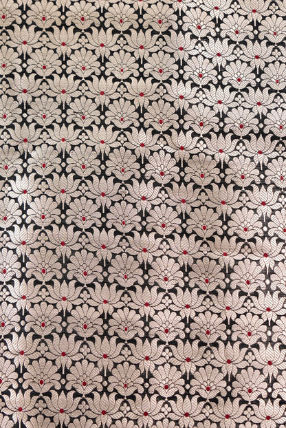 Handloom Pure Brocade Banarasi Fabric