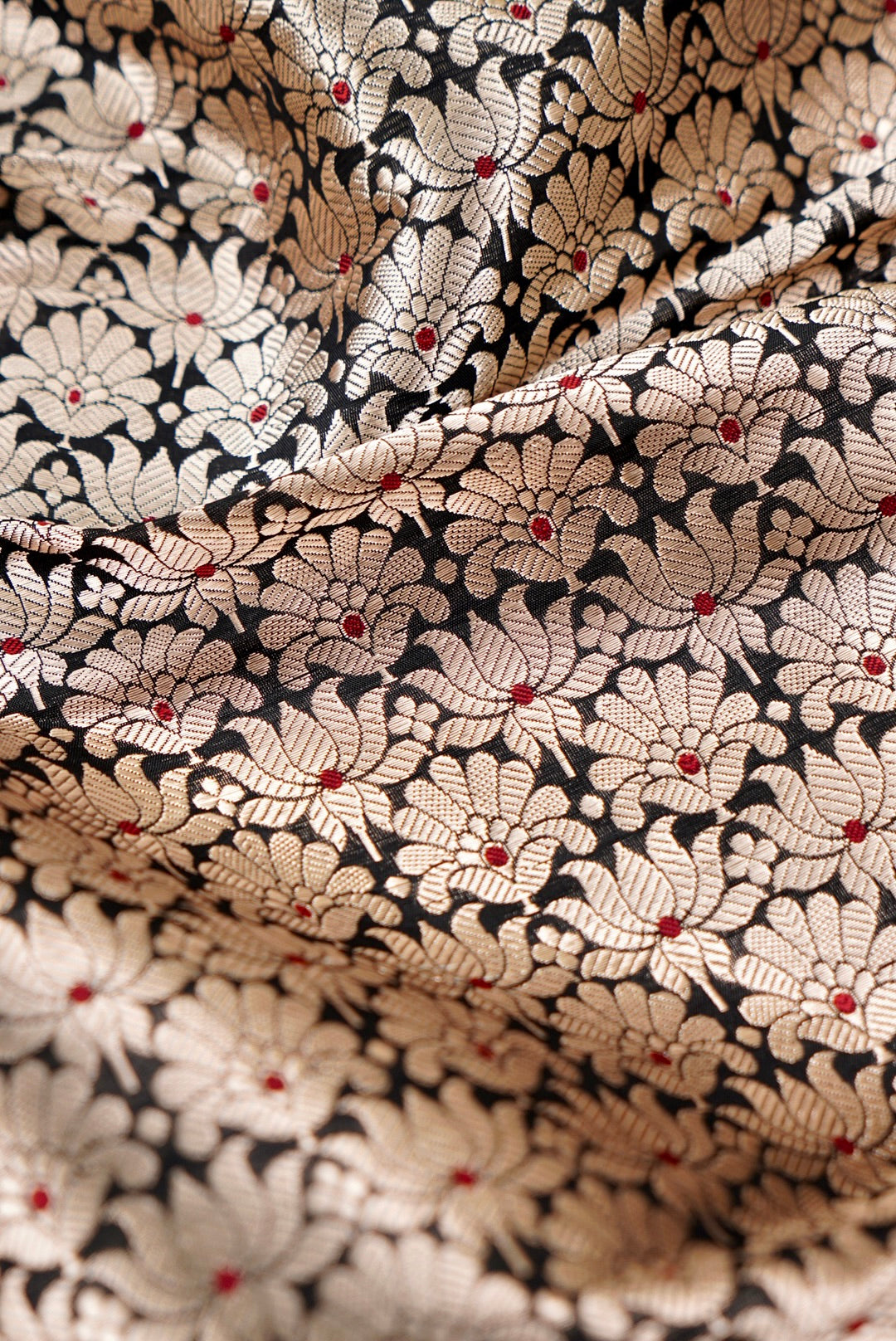 Handloom Pure Brocade Banarasi Fabric