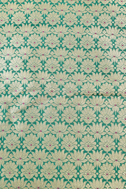 Handloom Pure Brocade Banarasi Fabric
