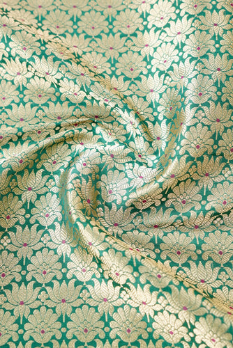Handloom Pure Brocade Banarasi Fabric