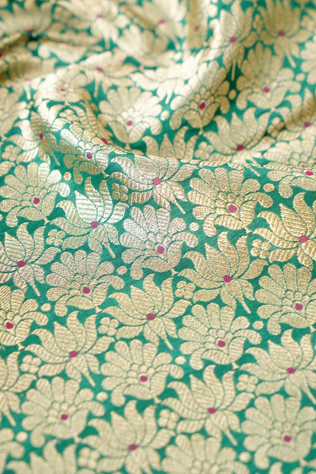 Handloom Pure Brocade Banarasi Fabric