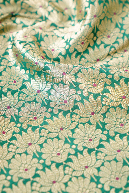 Handloom Pure Brocade Banarasi Fabric