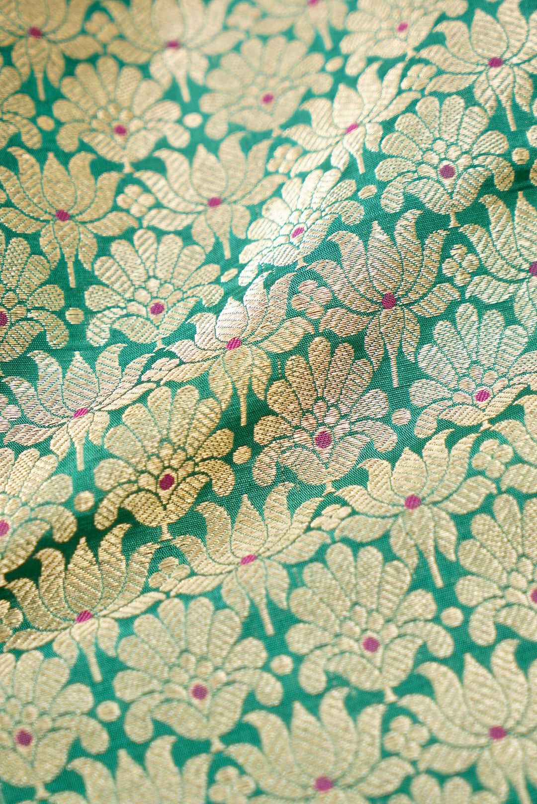 Handloom Pure Brocade Banarasi Fabric
