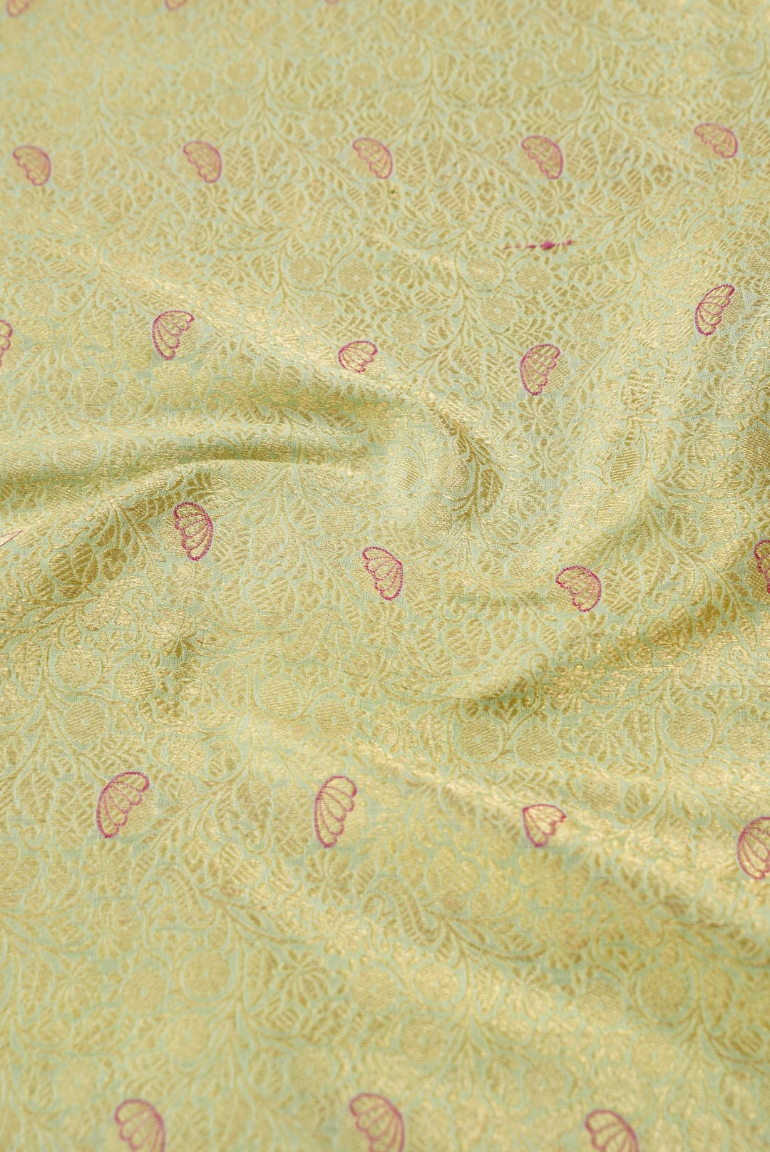 Handloom Pure Brocade Banarasi Fabric