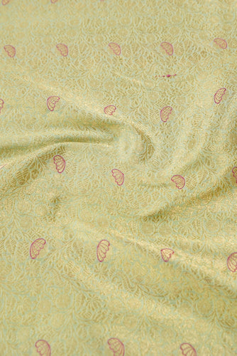 Handloom Pure Brocade Banarasi Fabric