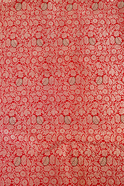 Handloom Pure Brocade Banarasi Fabric