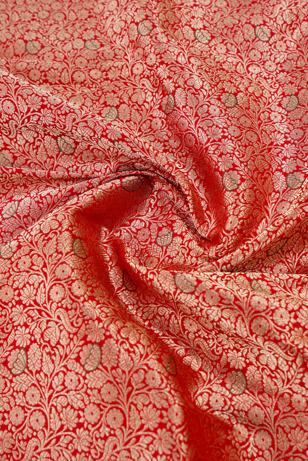 Handloom Pure Brocade Banarasi Fabric