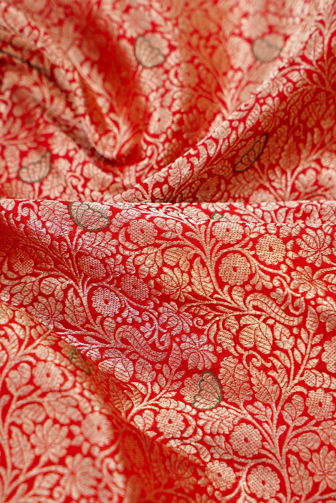 Handloom Pure Brocade Banarasi Fabric