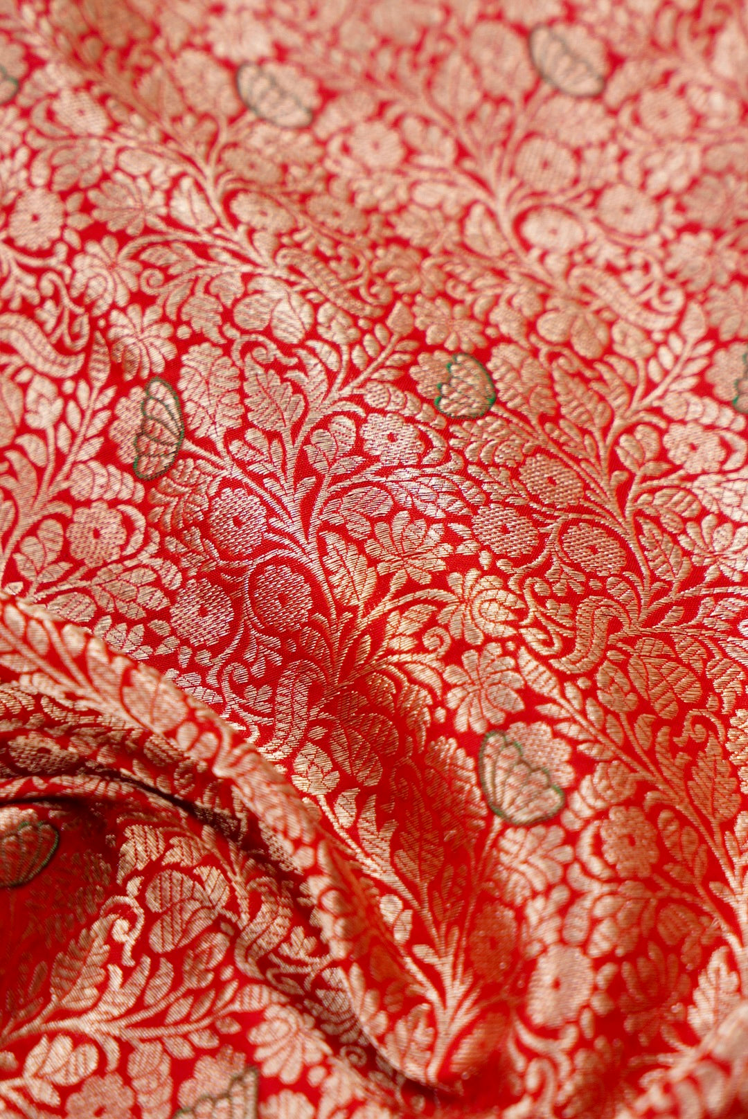 Handloom Pure Brocade Banarasi Fabric