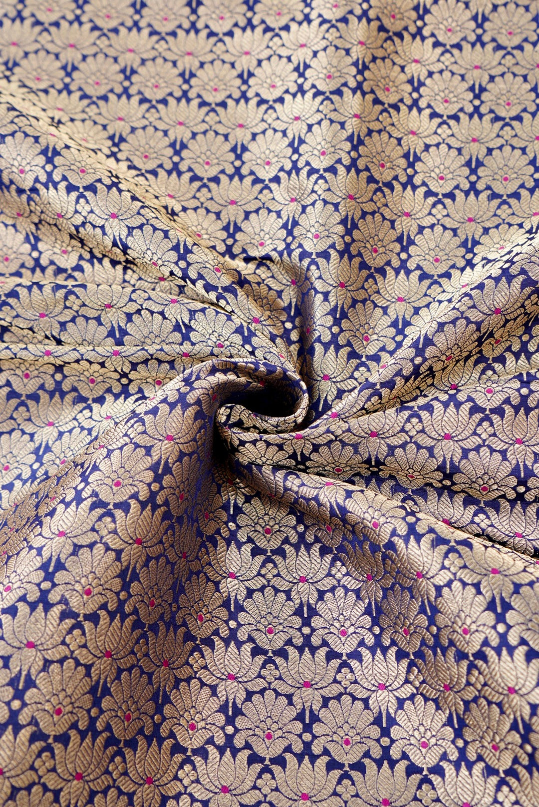 Handloom Pure Brocade Banarasi Fabric