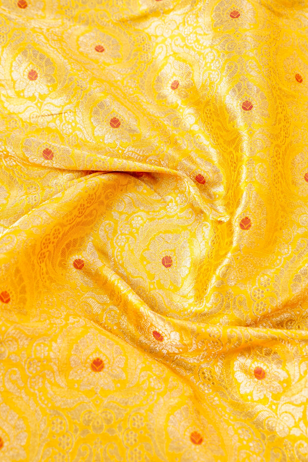 Handloom Pure Brocade Banarasi Fabric