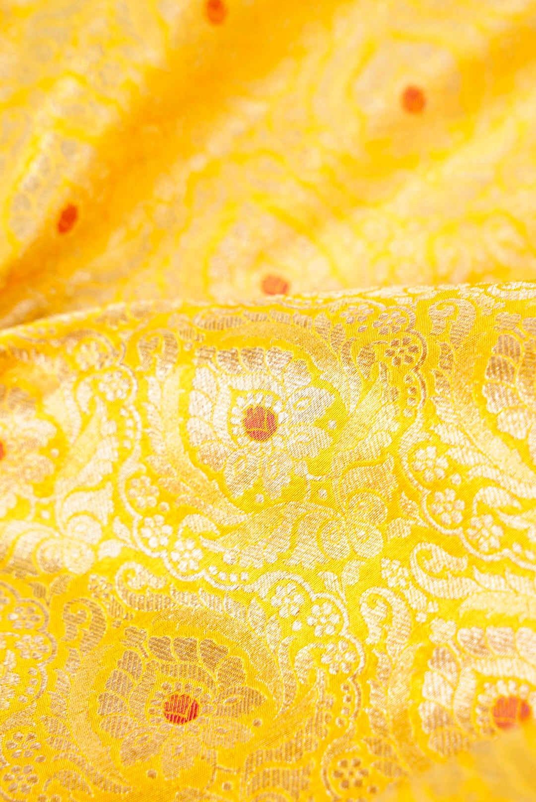 Handloom Pure Brocade Banarasi Fabric