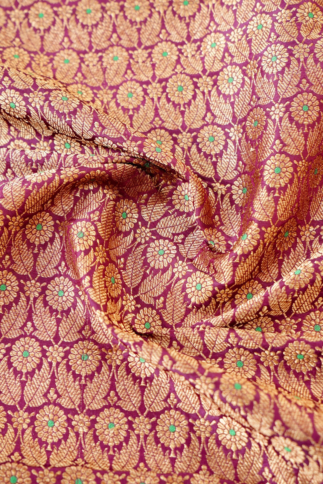 Handloom Pure Brocade Banarasi Fabric